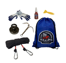 Load image into Gallery viewer, Kratos 275 Single Sided Neodymium Classic Magnet Fishing Kit