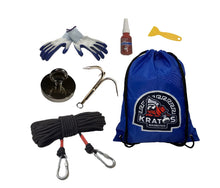 Load image into Gallery viewer, Kratos 900 Single Sided Neodymium Classic Magnet Fishing Kit