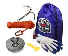 Load image into Gallery viewer, Kratos 2000 Single Sided Neodymium Classic Magnet Fishing Kit - Kratos Magnetics LLC