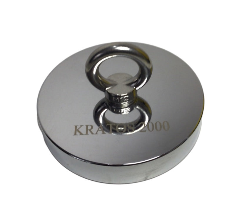 Kratos 2000 Single Sided Neodymium Classic Magnet Fishing Kit – Kratos  Magnetics LLC