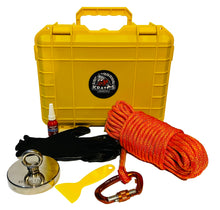 Load image into Gallery viewer, Kratos Case 1200 Single Sided Neodymium Magnet Fishing Kit - Kratos Magnetics LLC