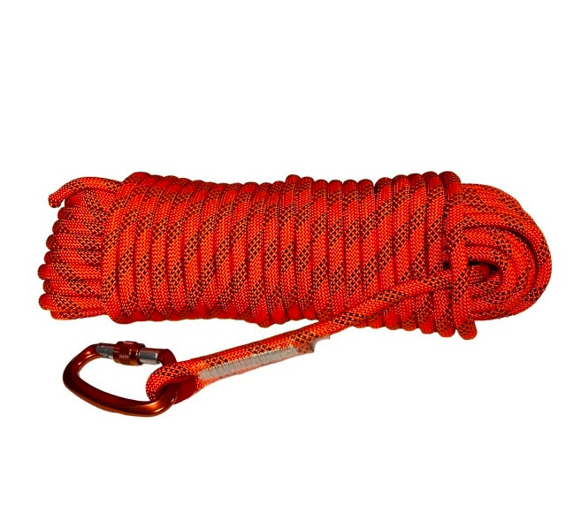 Woodland Home Magnet Fishing Rope with Oval Connector, 2000LB Pulling  Forces, 8mm Thick, 52 FT, Durable Quality Rope for Fishing Magnet, camping,  Boating, Outdoor & Indoor Use, Bright Orange
