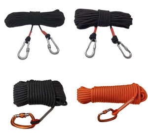 High-Strength Magnet Fishing Rope with Carabiner - Kratos Magnetics LLC