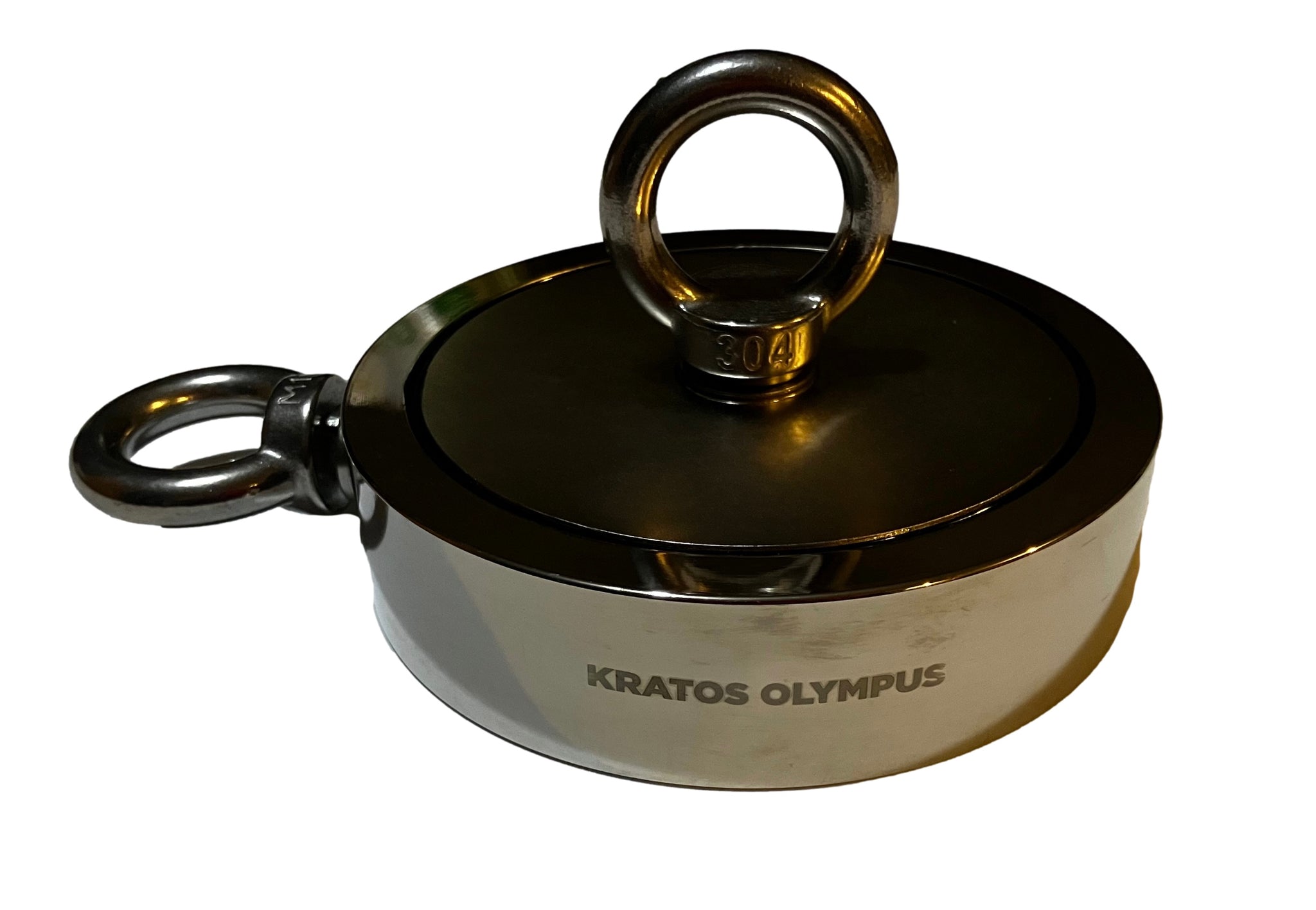 Kratos 4600 Olympus Double Sided Neodymium Fishing Magnet with Two Eye –  Kratos Magnetics LLC