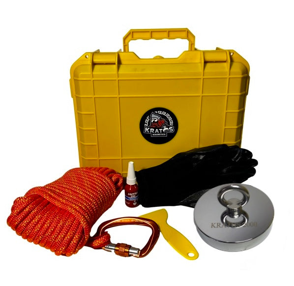 brute box 880 lb magnet fishing bundle BRUCE waterproof protection Brute Box Single Sided 1,000
