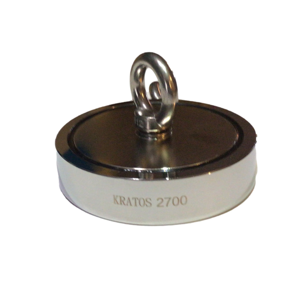 Kratos 2700 Double Sided Neodymium Fishing Magnet with Two