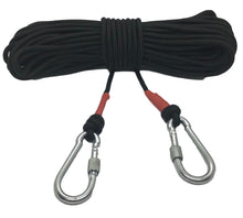 Load image into Gallery viewer, High-Strength Magnet Fishing Rope with Carabiner - Kratos Magnetics LLC
